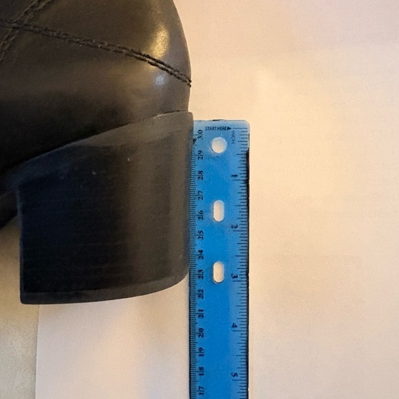 🖤Franco Sarto Black Leather Tall Boots size 9M - Picture 7 of 9